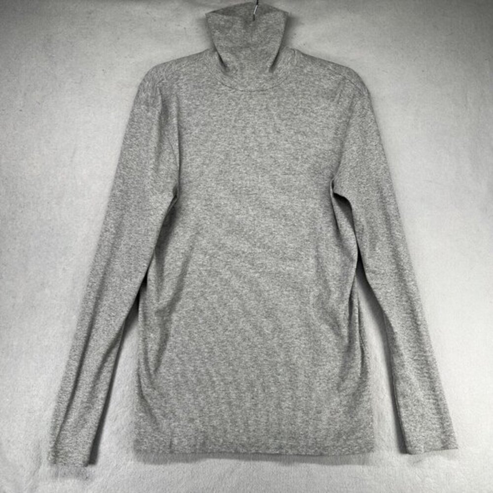 Mtwtfss Weekday Shirt Womens Size M Weekday Turtleneck Ribbed Tee Top Neutral